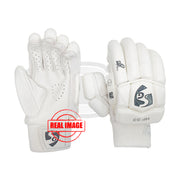 SG HP 33 Cricket Batting Gloves ( White)