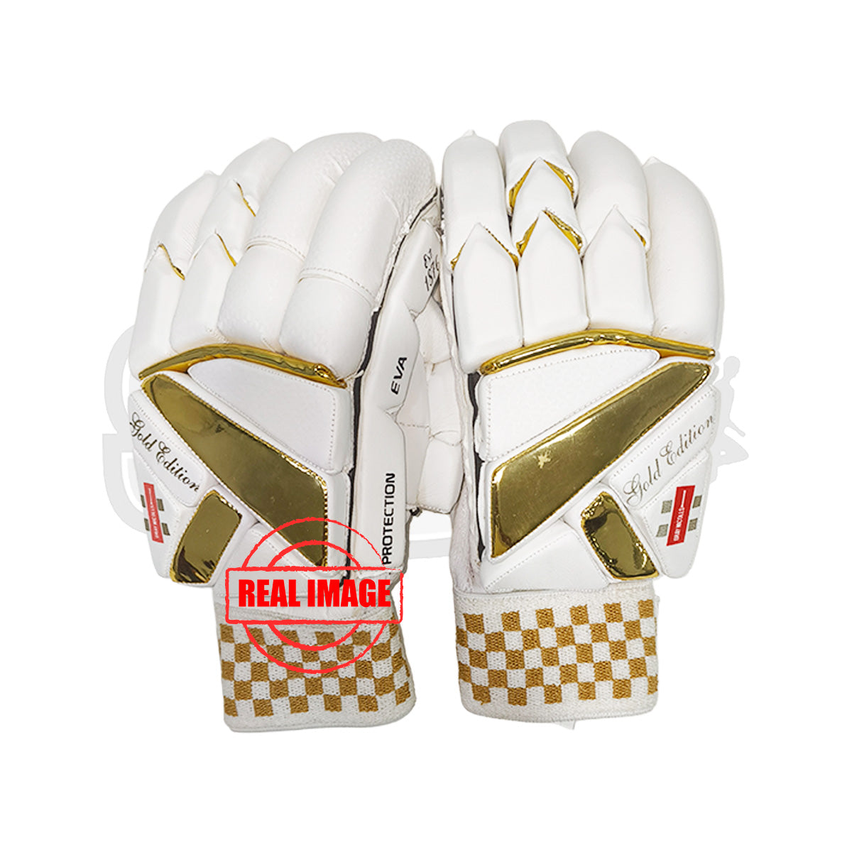 Gray-Nicolls Gold Edition White Cricket Batting Glove