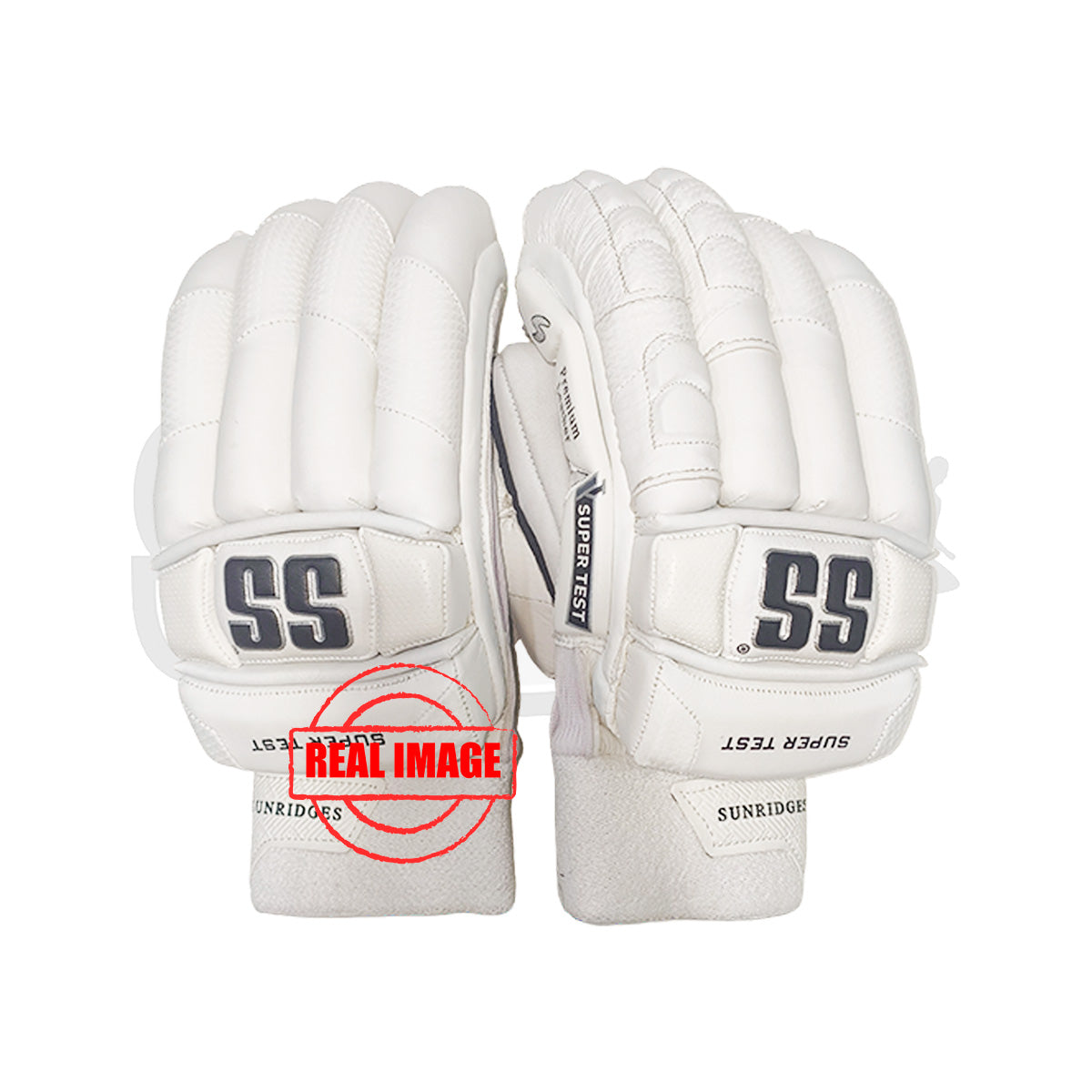 SS Super Test White Batting Gloves