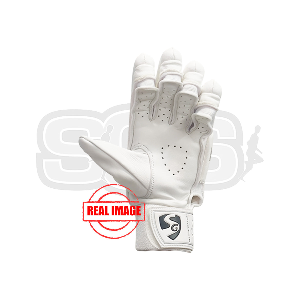 SG HP 33 Cricket Batting Gloves ( White)