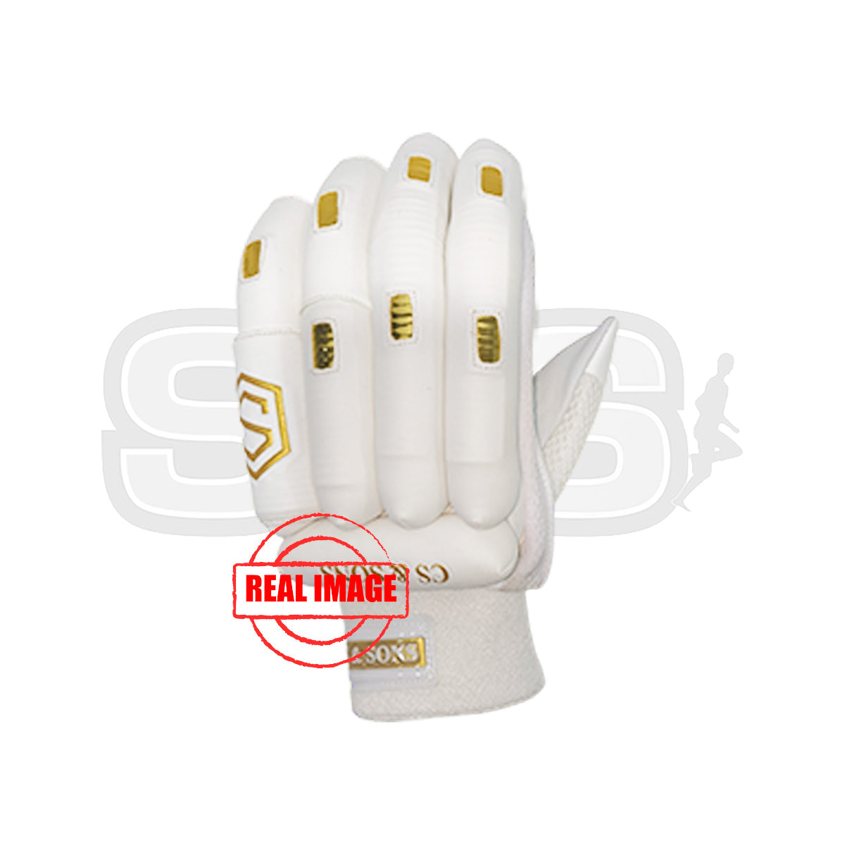 CS & Sons Instinct Plus Gold EDT Cricket Batting Gloves