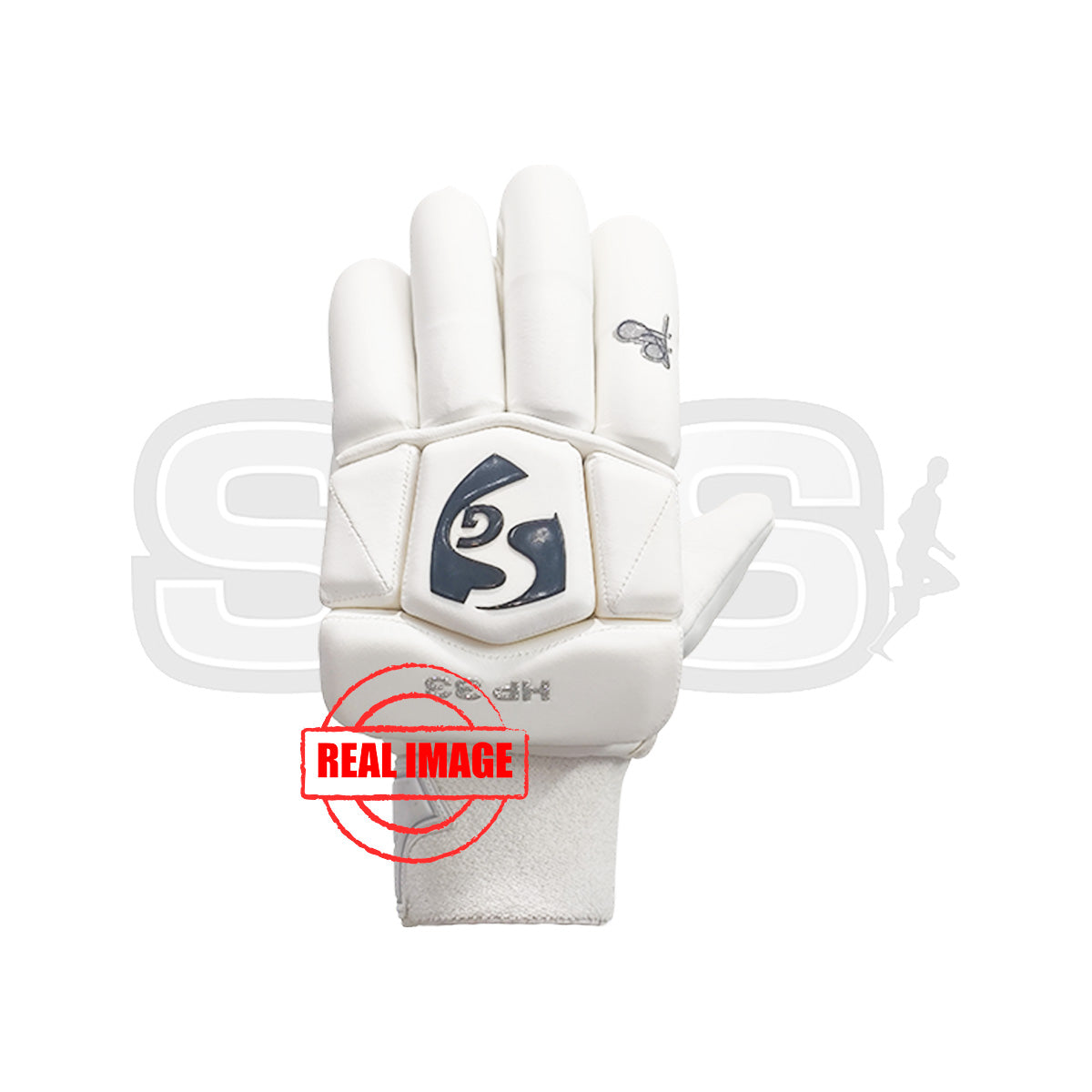 SG HP 33 Cricket Batting Gloves ( White)
