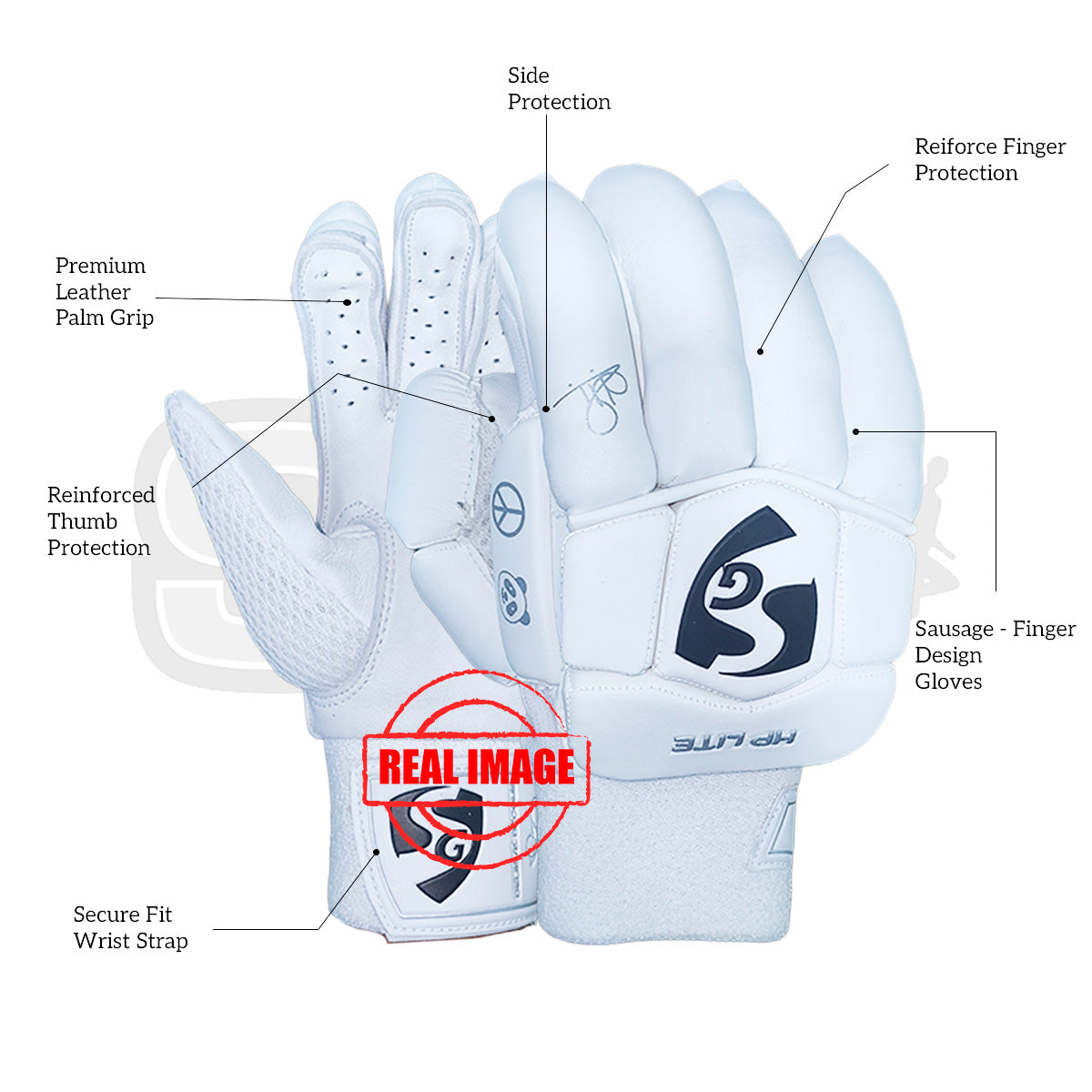 SG HP Lite Cricket Batting Gloves