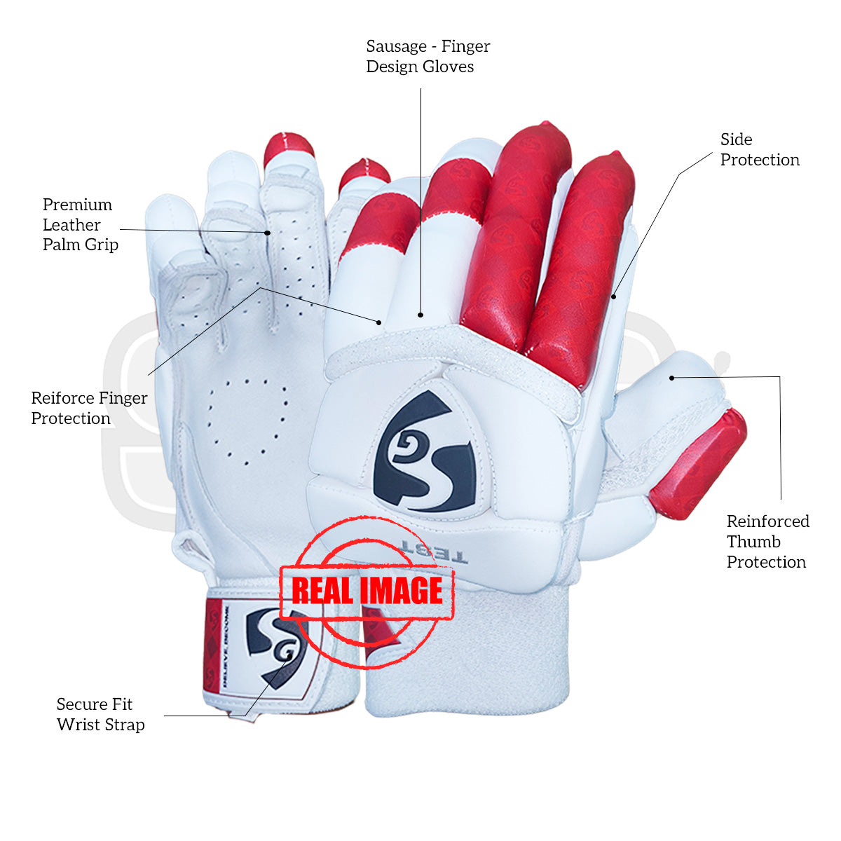 SG Test Cricket Batting Gloves