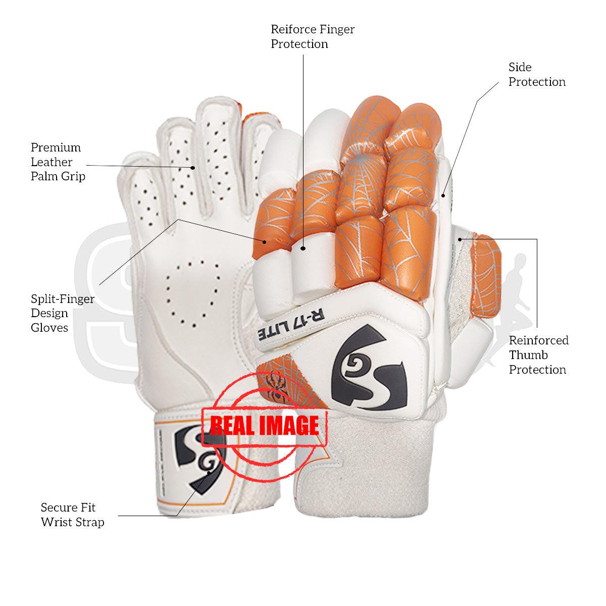 SG RP Lite Cricket Batting Gloves