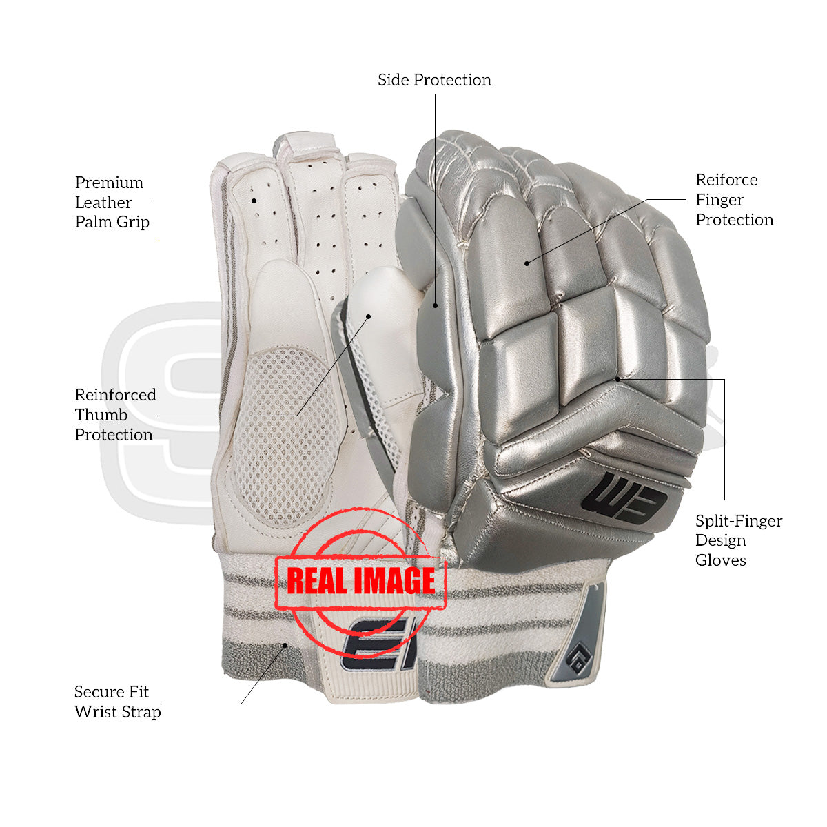 EM Pulse Pro Cricket Batting Gloves
