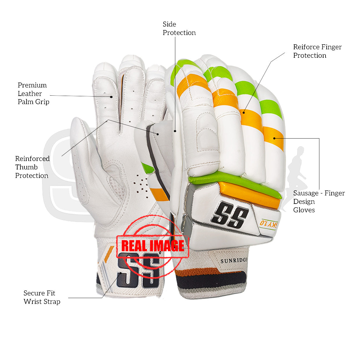 SS SKY 1.0 Cricket Batting Gloves