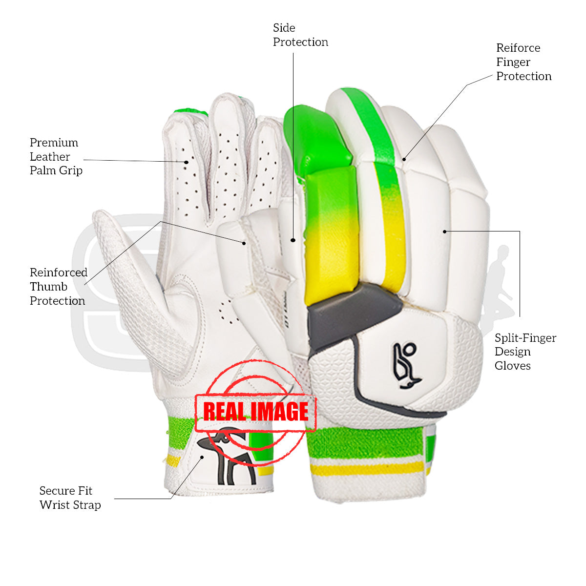 Kookaburra Kahuna Pro 1.0 Cricket Batting Gloves
