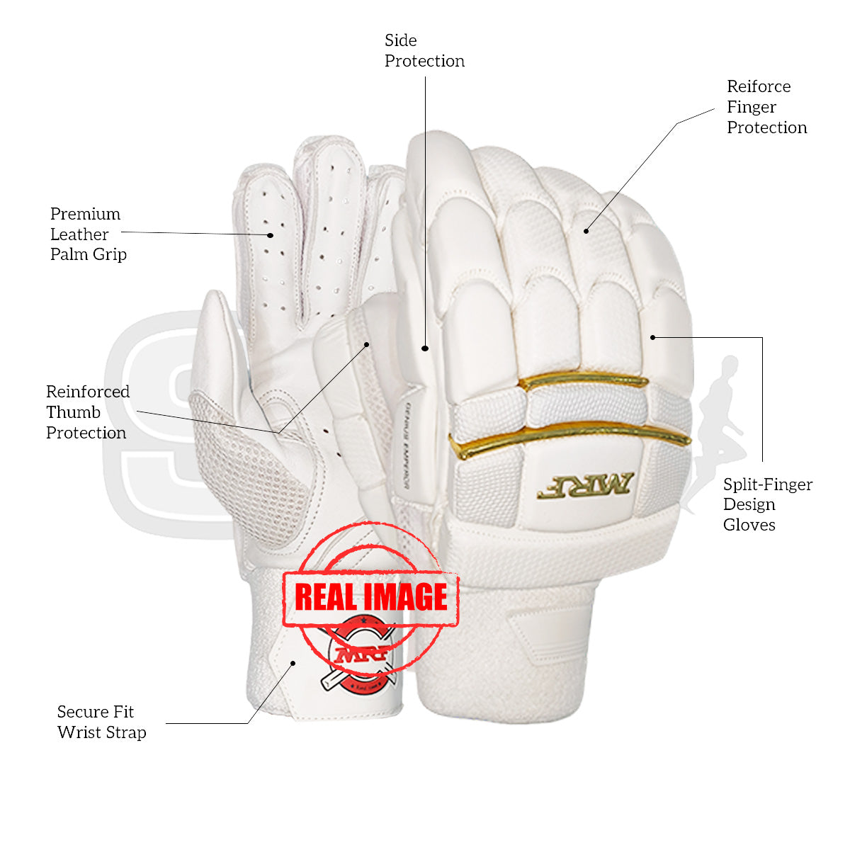 MRF Genius Emperor Cricket Batting Gloves
