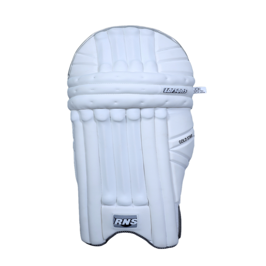 RNS Larsons Gold Star Cricket Batting Pads Back Image