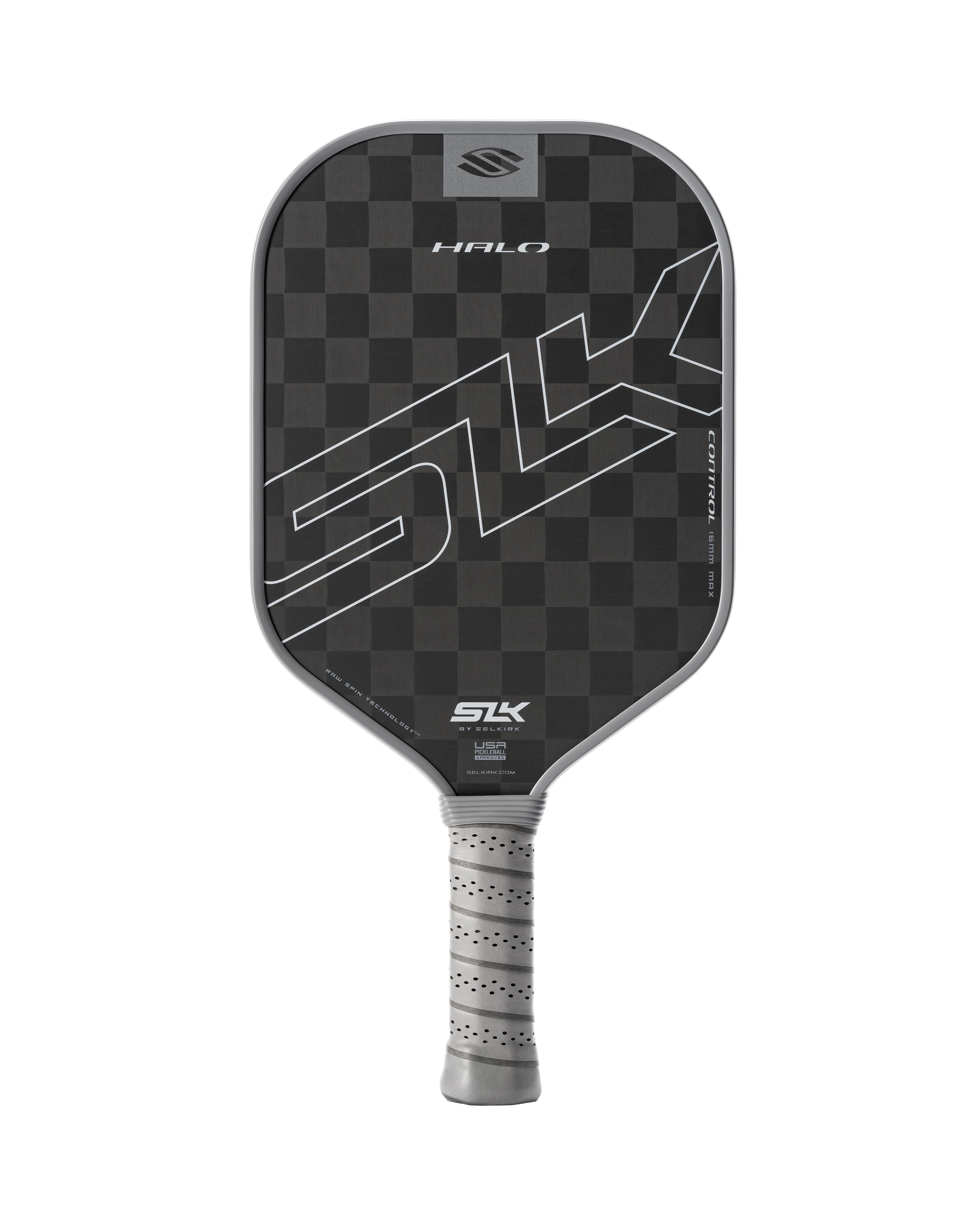 Selkirk SLK Halo Control Max Pickleball Paddle black front view