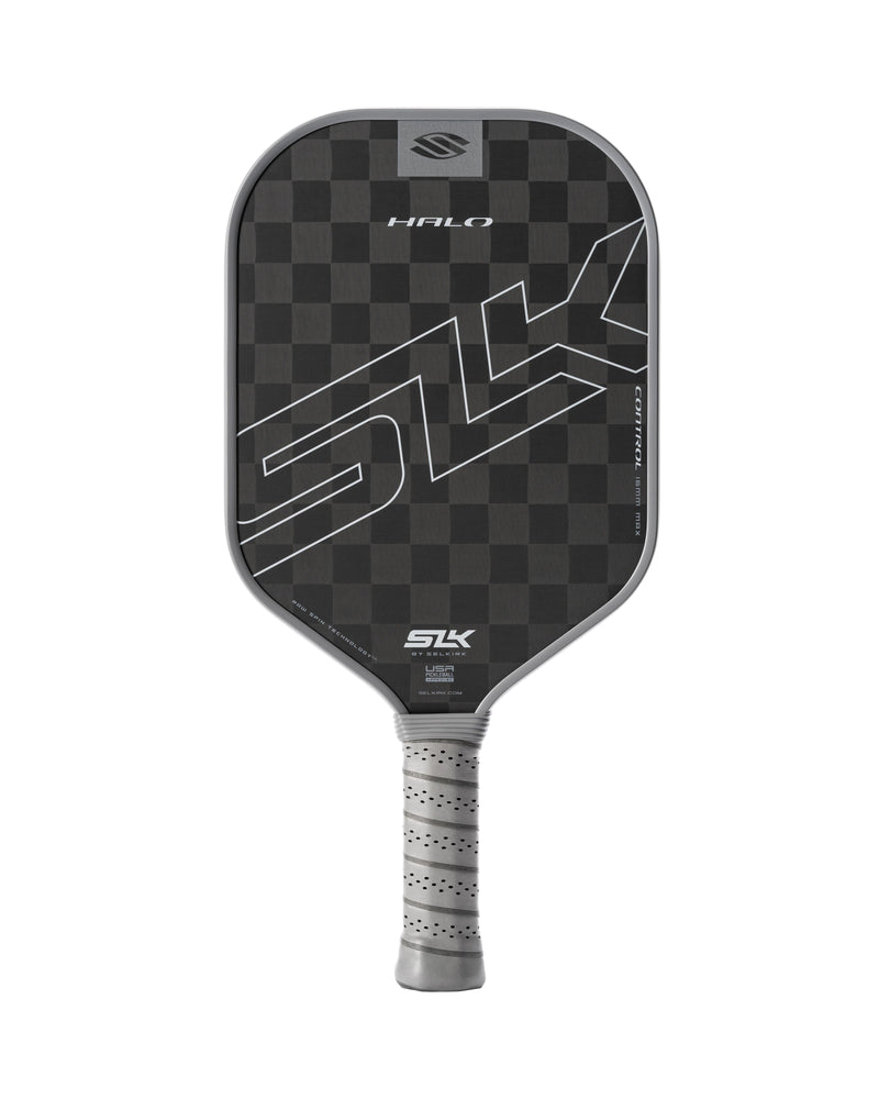 Load image into Gallery viewer, Selkirk SLK Halo Control Max Pickleball Paddle black front view
