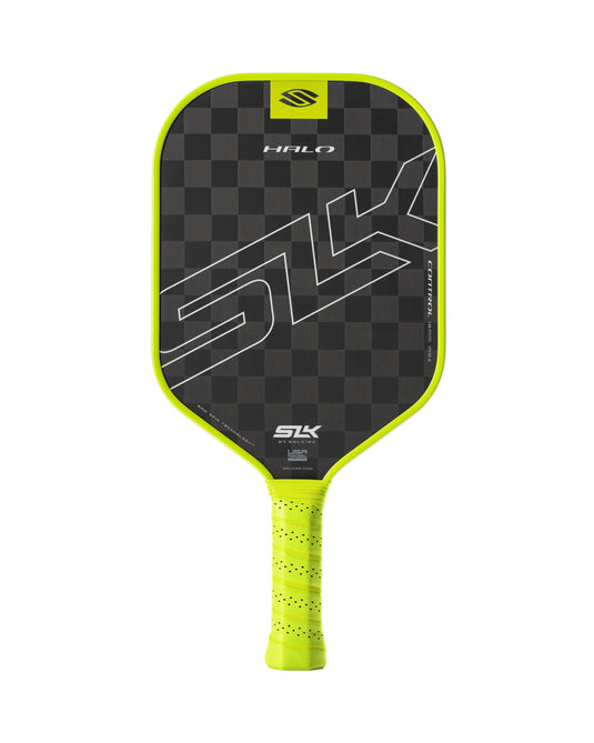 Selkirk SLK Halo Control Max Pickleball Paddle yellow front view