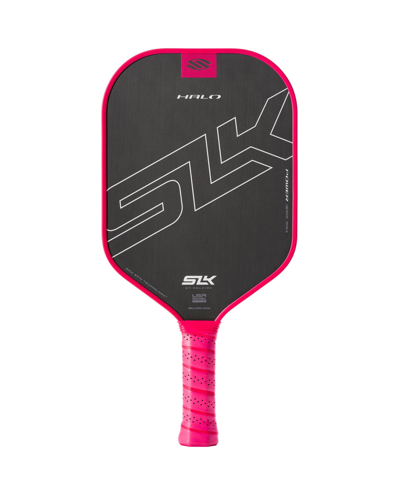 Load image into Gallery viewer, Selkirk SLK Halo Power Max Pickleball Paddle pink front
