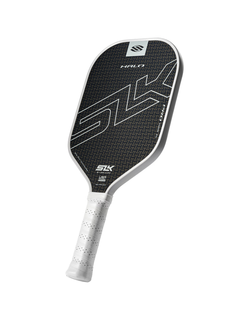 Load image into Gallery viewer, Selkirk SLK Halo Pro Power XL Pickleball Paddle back view
