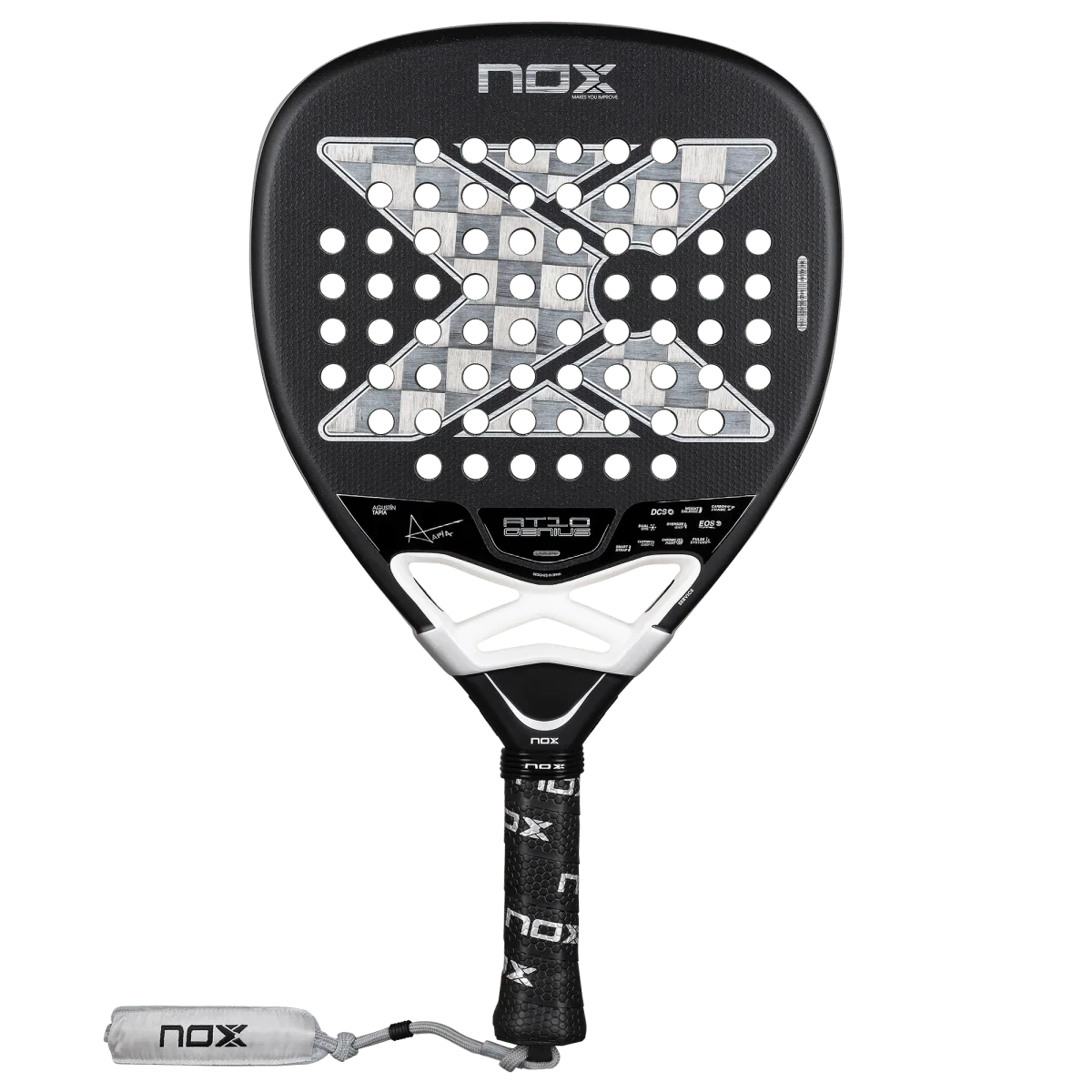 NOX AT10 Genius Attack 18K Alum Padel Racket