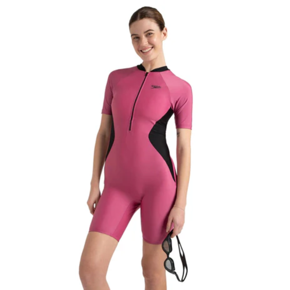 Speedo AF Zip Front S5 Kneesuit Swimming Costume(Female)