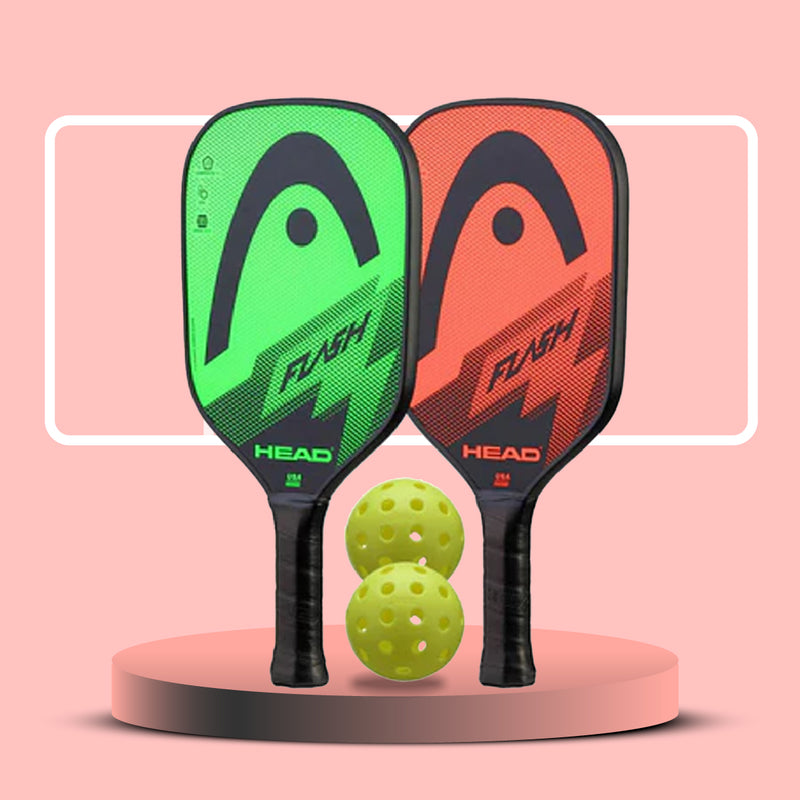 Load image into Gallery viewer, Head Pack Flash Pickleball Paddle (Set)
