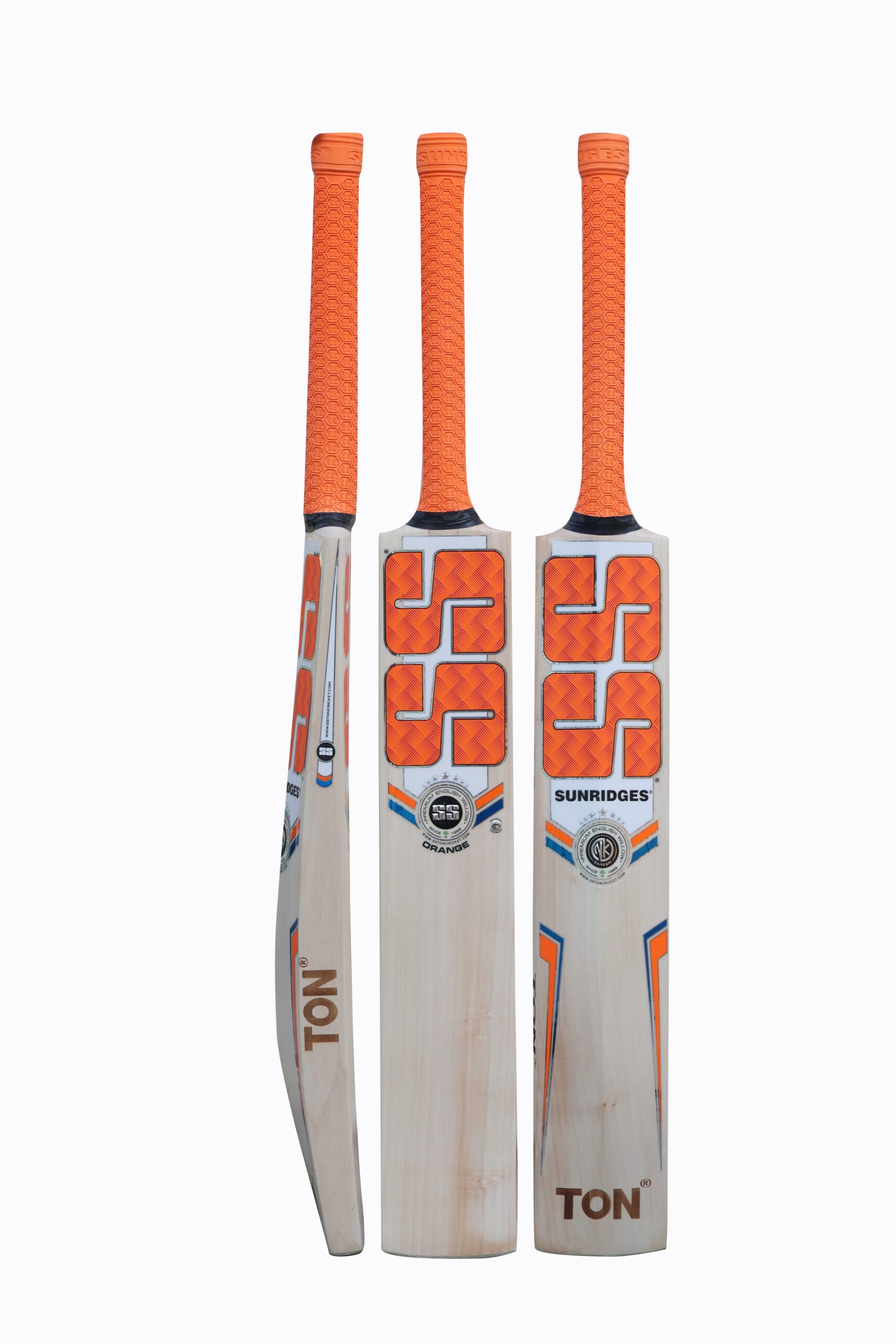 SS Orange English Willow Cricket Bat