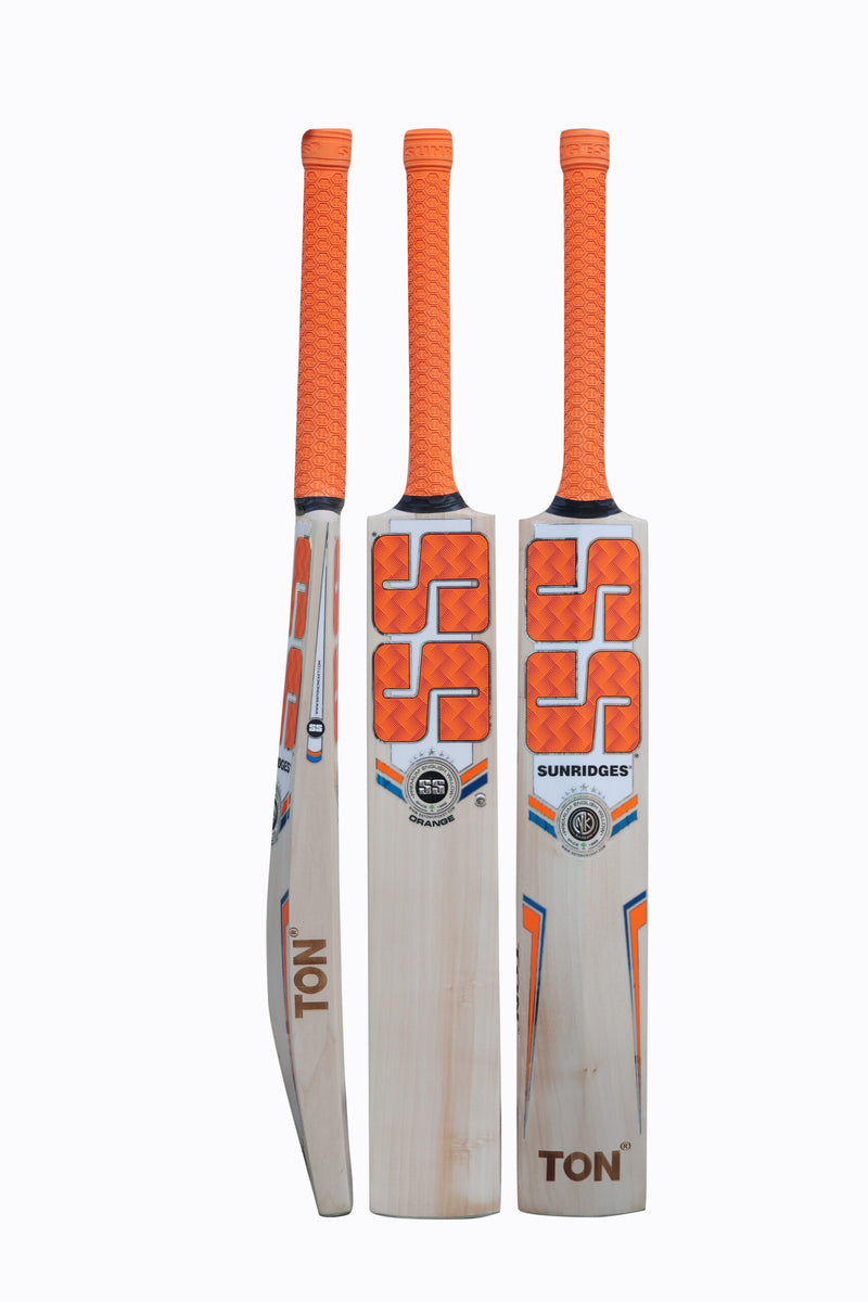 Load image into Gallery viewer, SS Orange English Willow Cricket Bat
