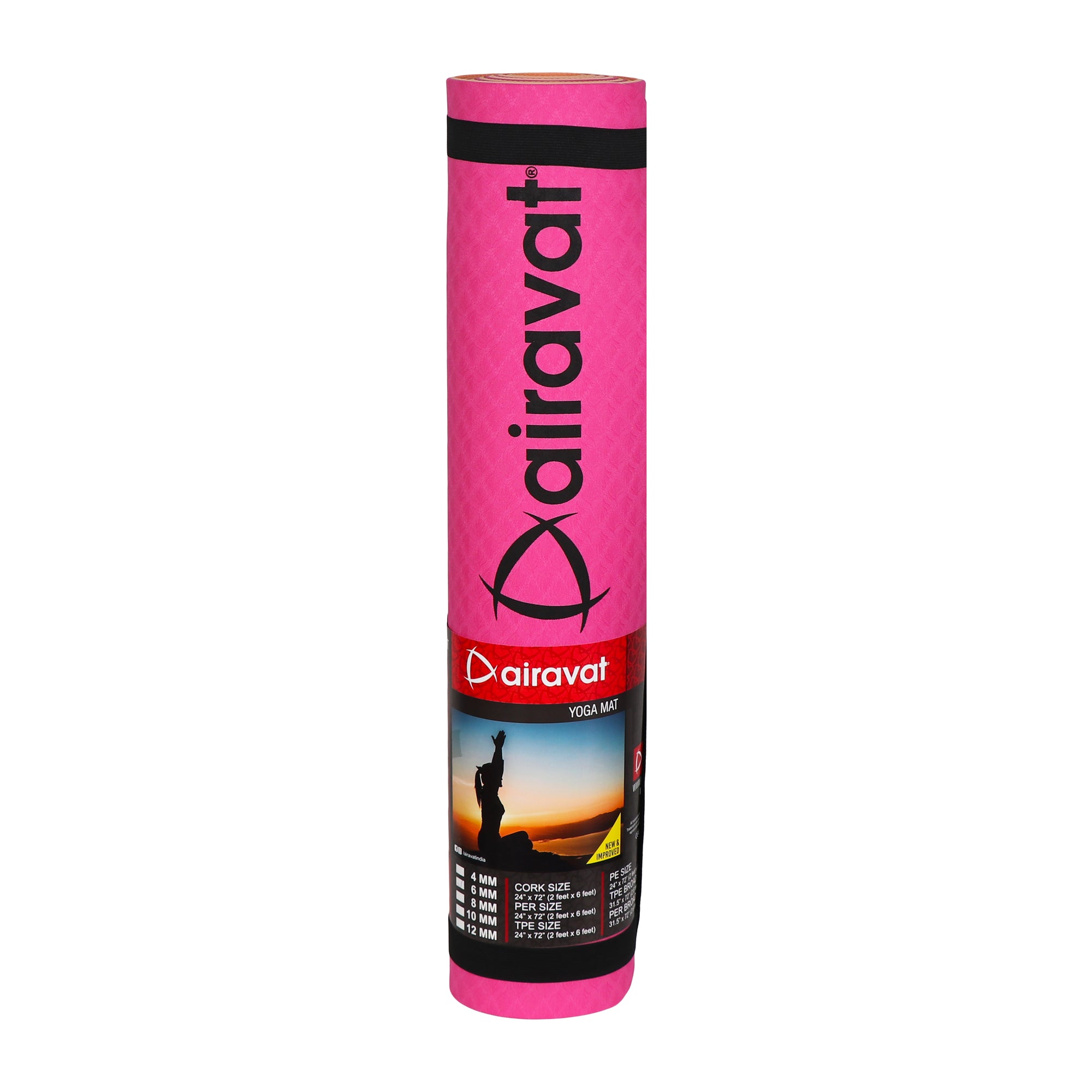 Airavat 6MM 2 Tone TPE  Yoga Mat