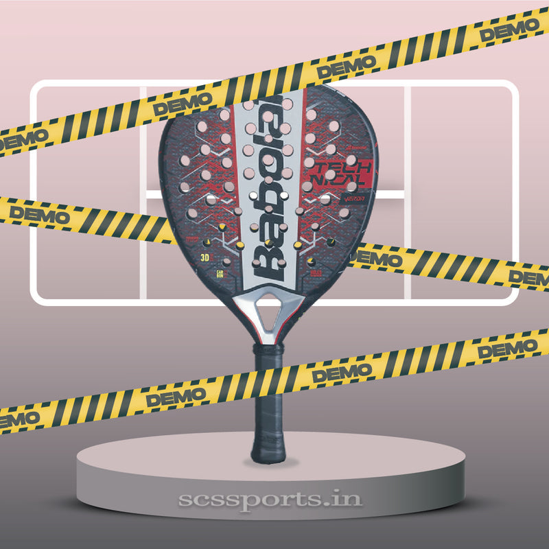 Load image into Gallery viewer, Demo of the Babolat Technical Veron 2025 Padel Racket (2.5) only for Padel players in Mumbai.
