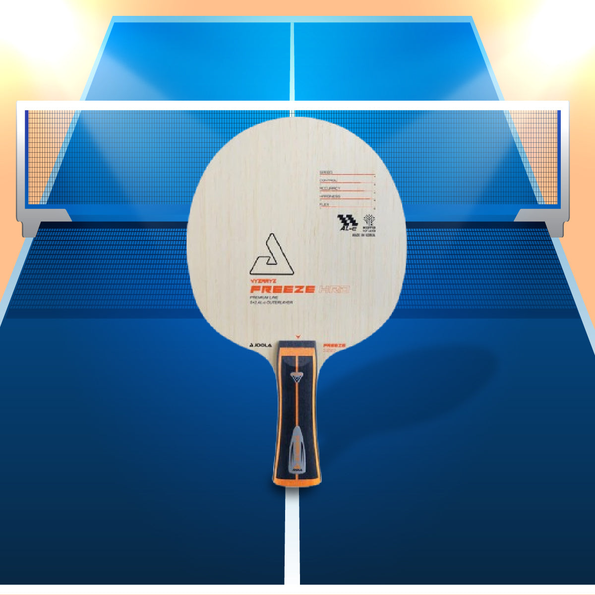 Joola Vyzaryz Freeze Hard Table Tennis Ply Front Image