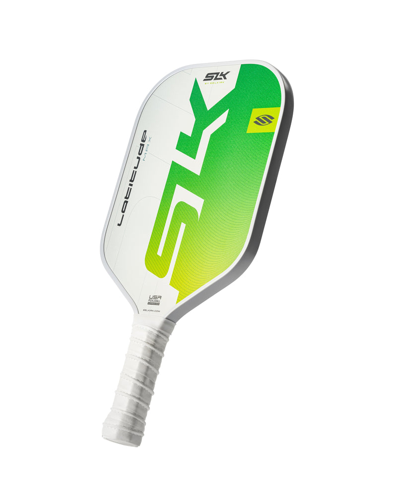 Load image into Gallery viewer, Selkirk SLK Latitude-Max Pickleball Paddle green side
