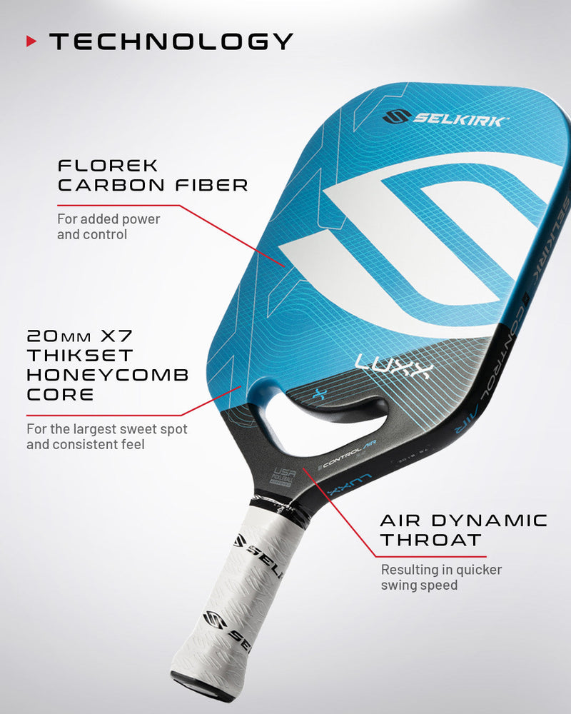 Load image into Gallery viewer, Selkirk Luxx Control Air-S2 Pickleball Paddle discribed
