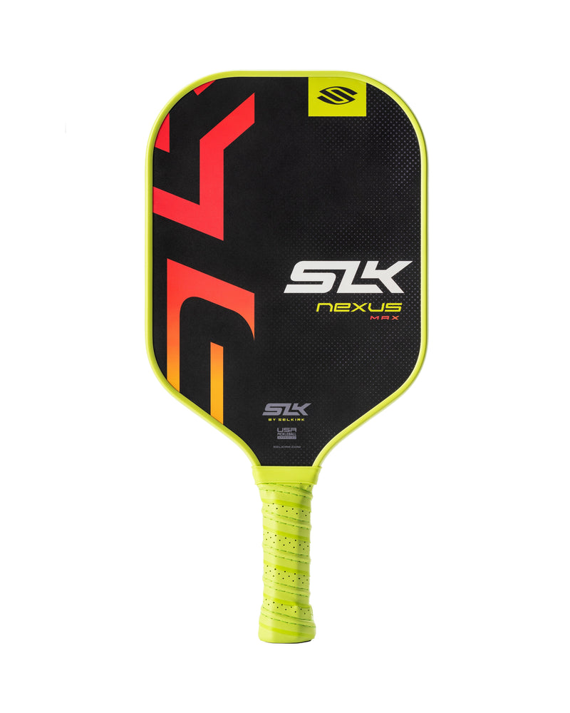 Load image into Gallery viewer, Selkirk Nexus Max Pickleball Paddle yellow front view
