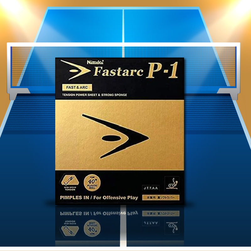 Load image into Gallery viewer, Nittaku Fastarc P-1 Table Tennis Rubber
