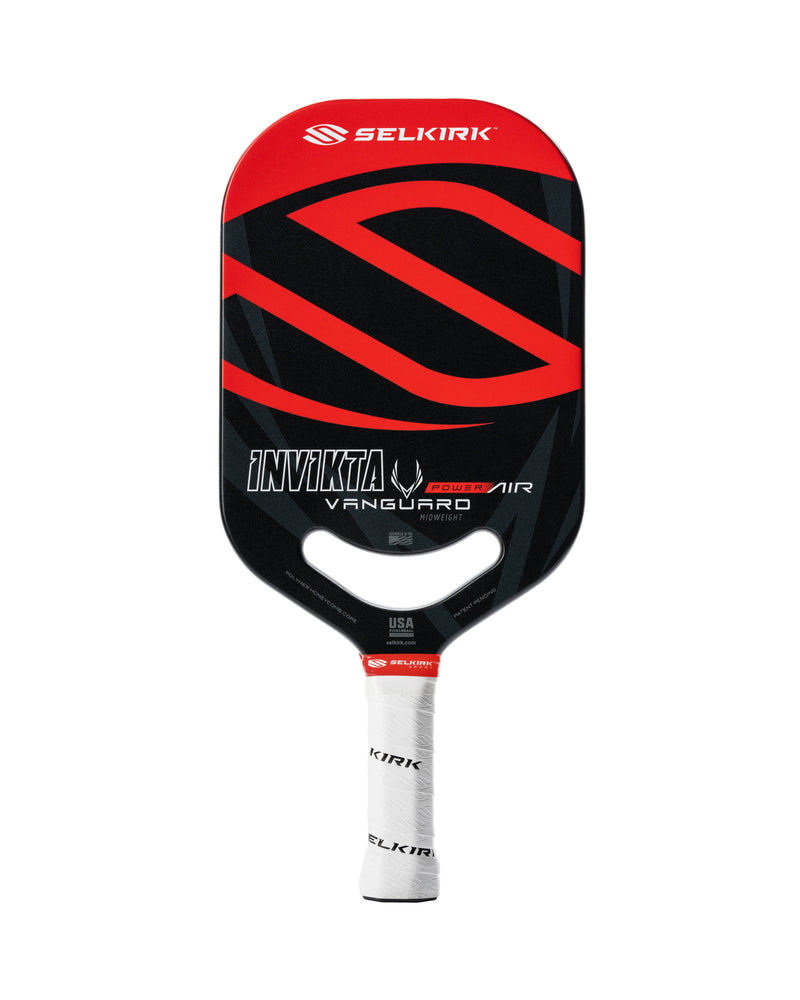 Load image into Gallery viewer, Selkirk Vanguard Power Air-Invikta Pickleball Paddle orange front view
