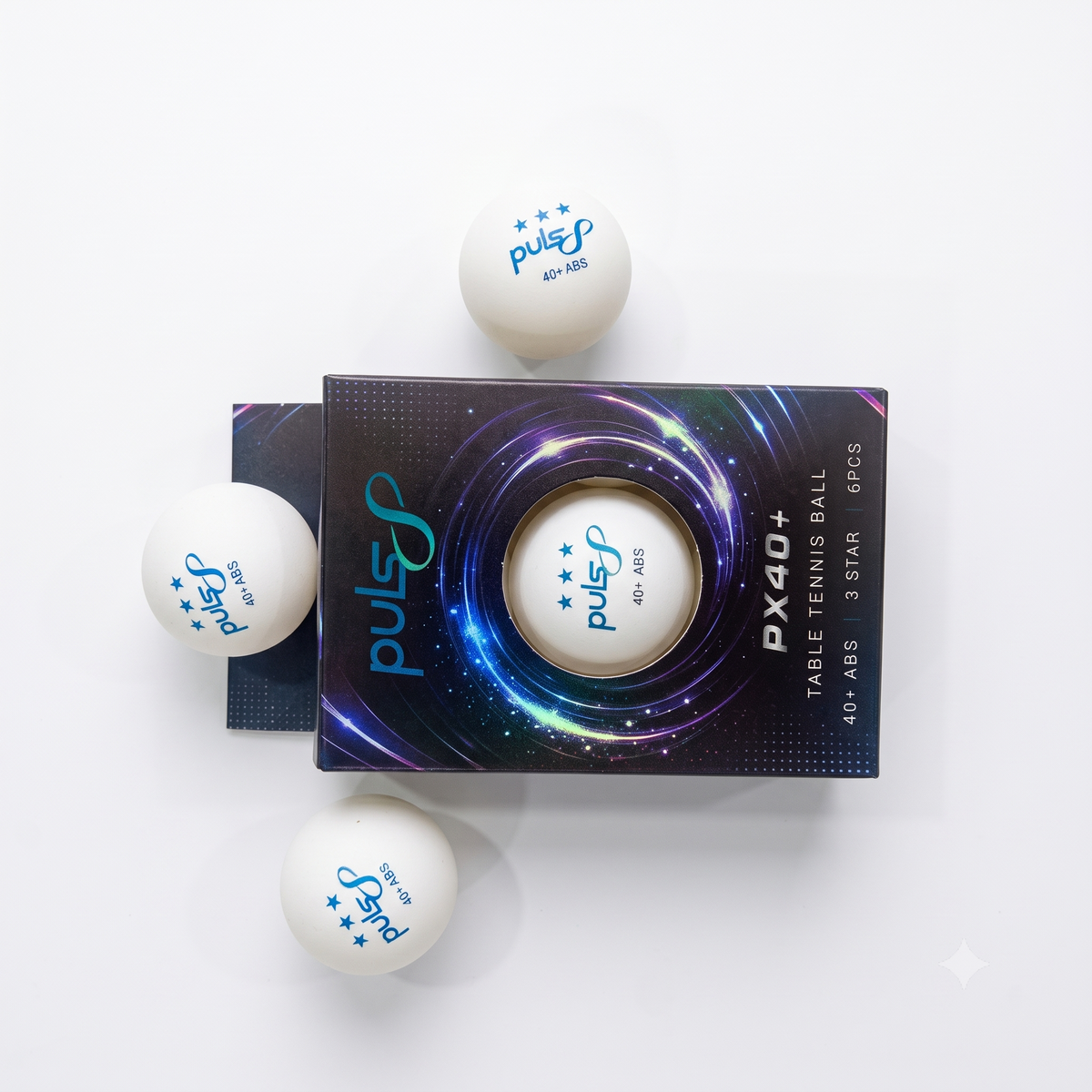 Puls8 3 Star 40+ ABS Table Tennis Ball