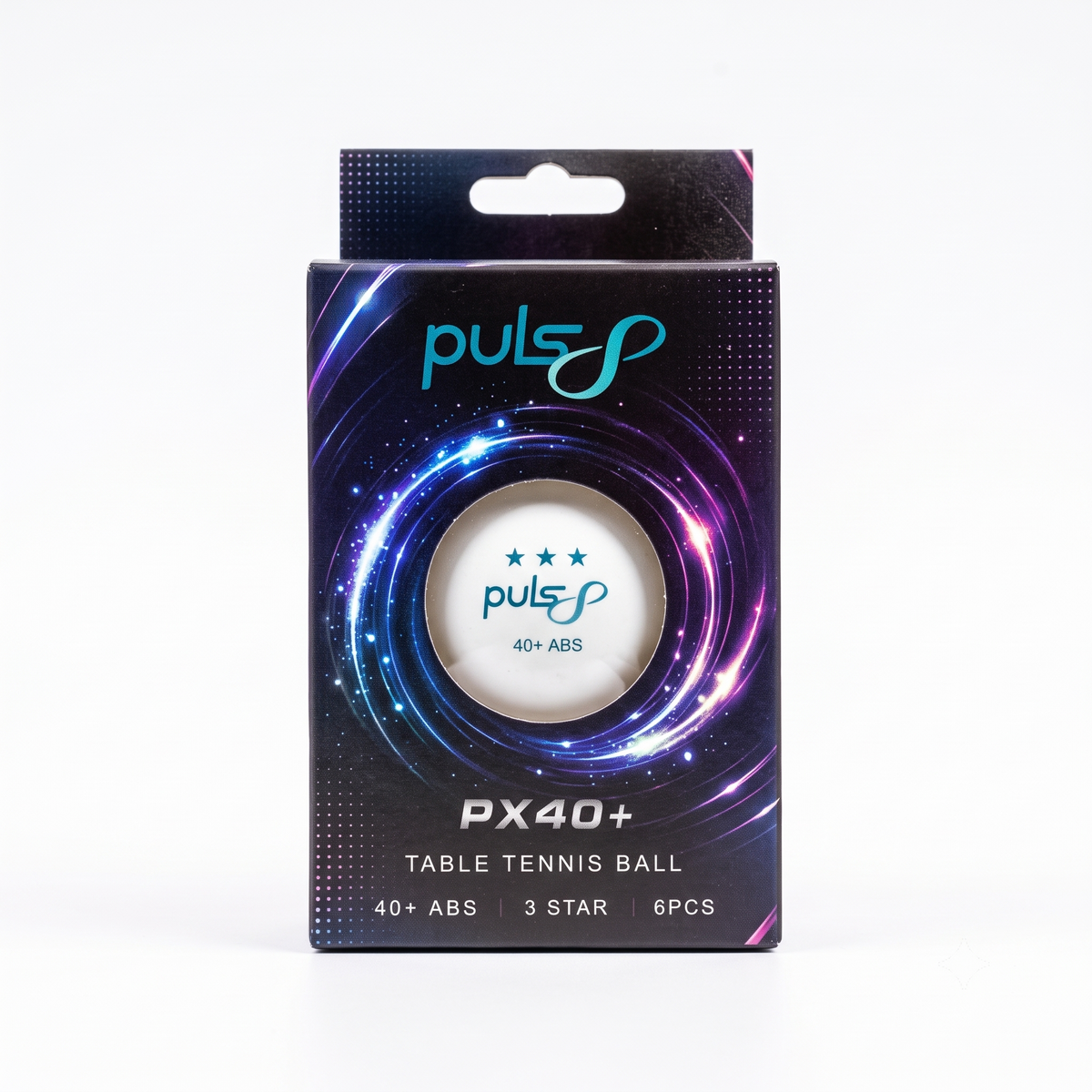 Puls8 3 Star 40+ ABS Table Tennis Ball