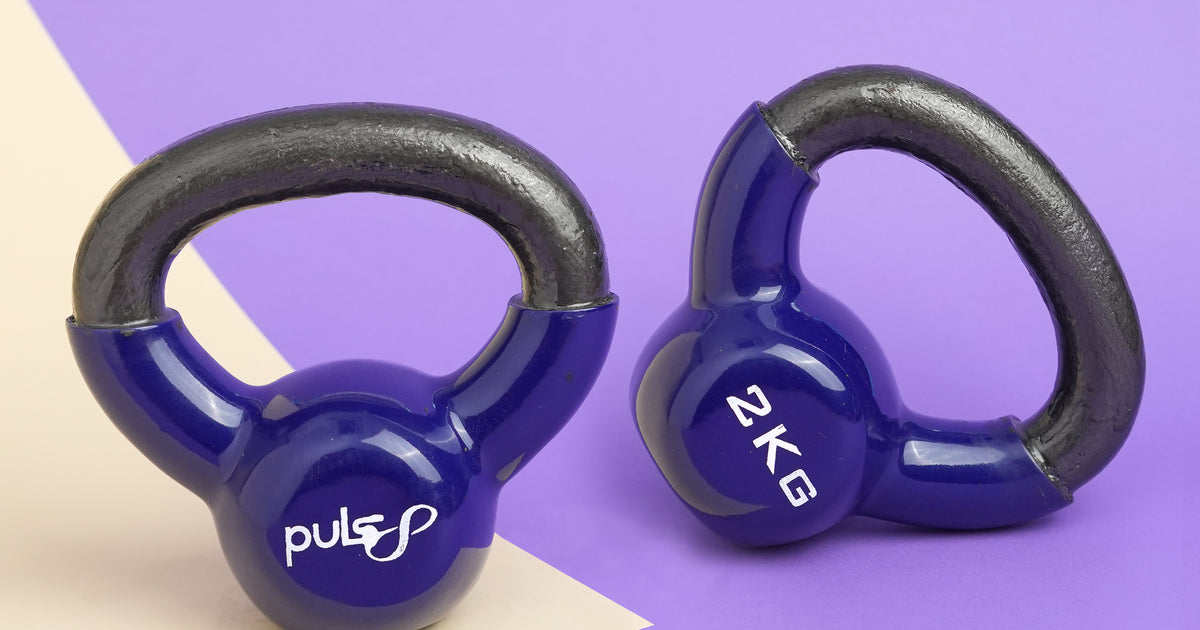 Buy Puls8 Free Weight Vinyl Kettlebell Online SCS Sports
