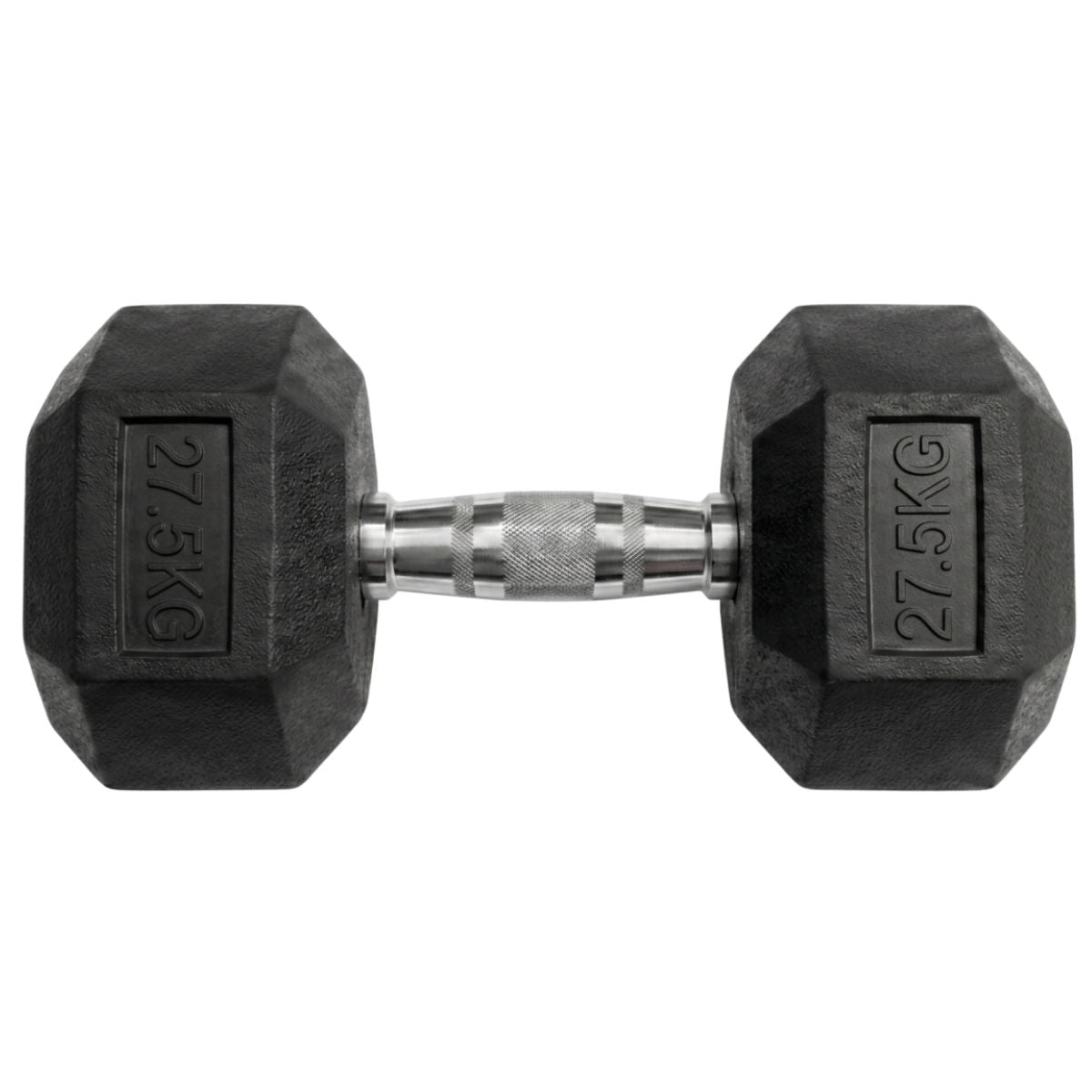 Puls8 Hex Rubber Coated Dumbbell (Single Dumbell)