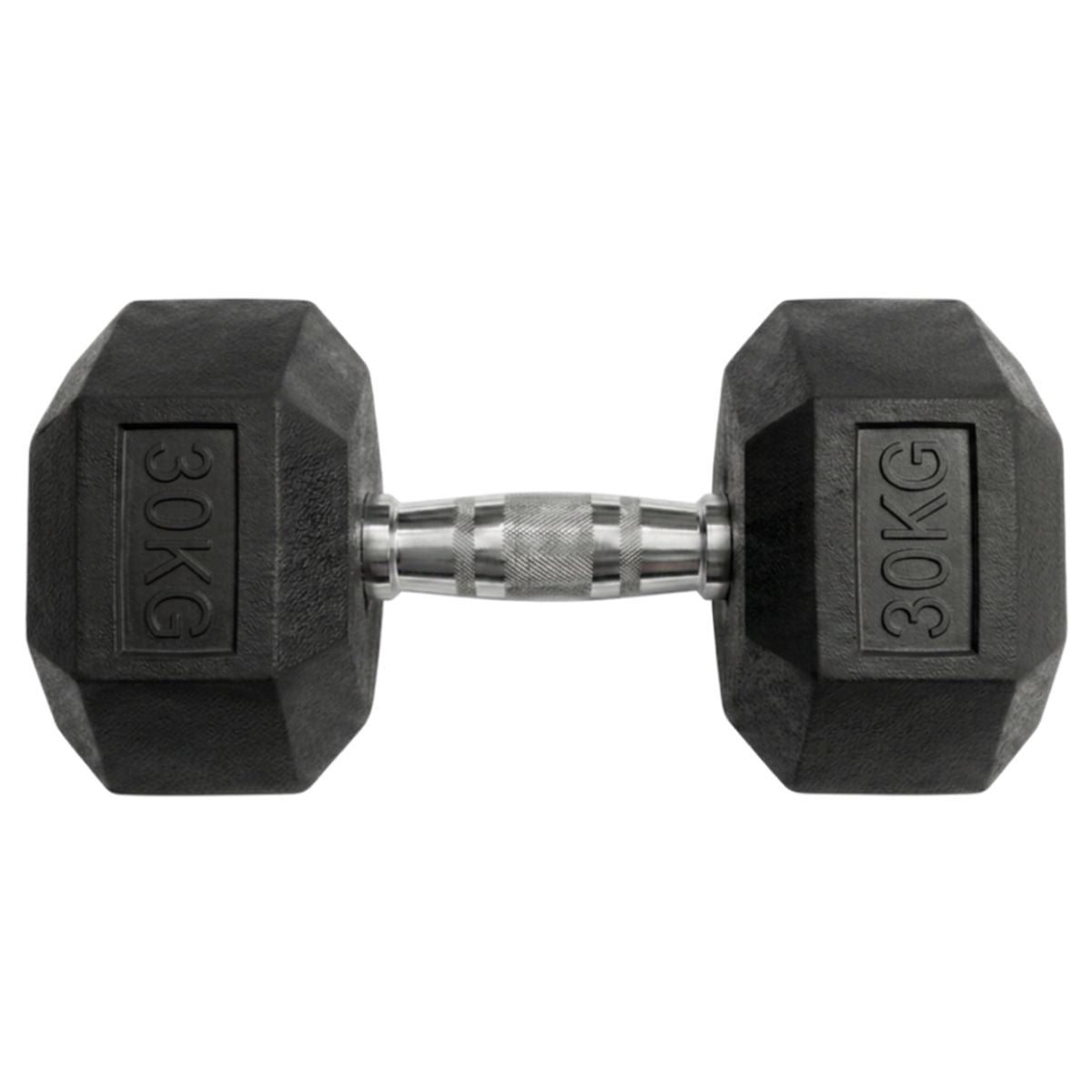 Puls8 Hex Rubber Coated Dumbbell (Single Dumbell)