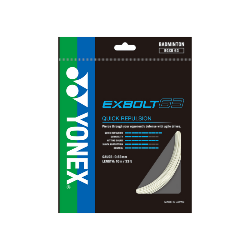 Load image into Gallery viewer, Yonex BG Exbolt 63 Badminton String
