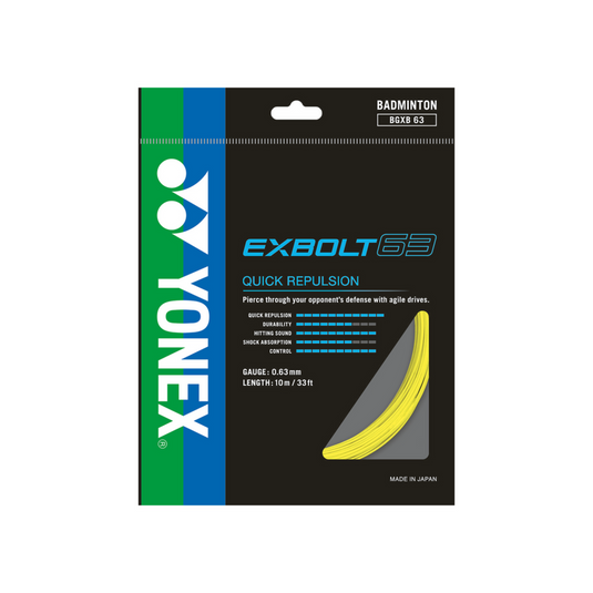 Yonex BG Exbolt 63 Badminton String