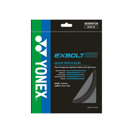 Yonex BG Exbolt 63 Badminton String