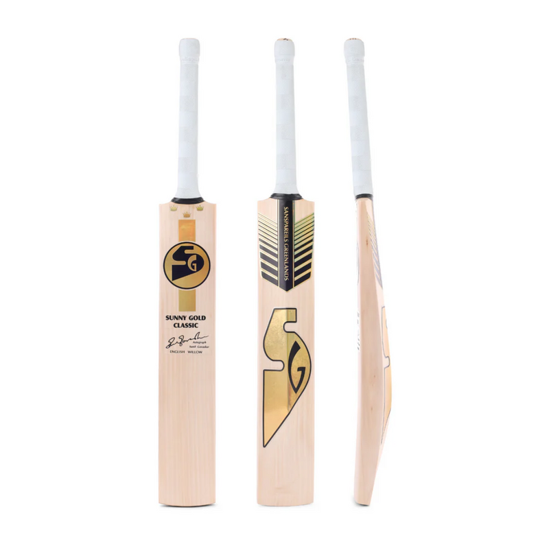 Load image into Gallery viewer, SG Sunny Gold Classic (With Sensor) English Willow Cricket Bat
