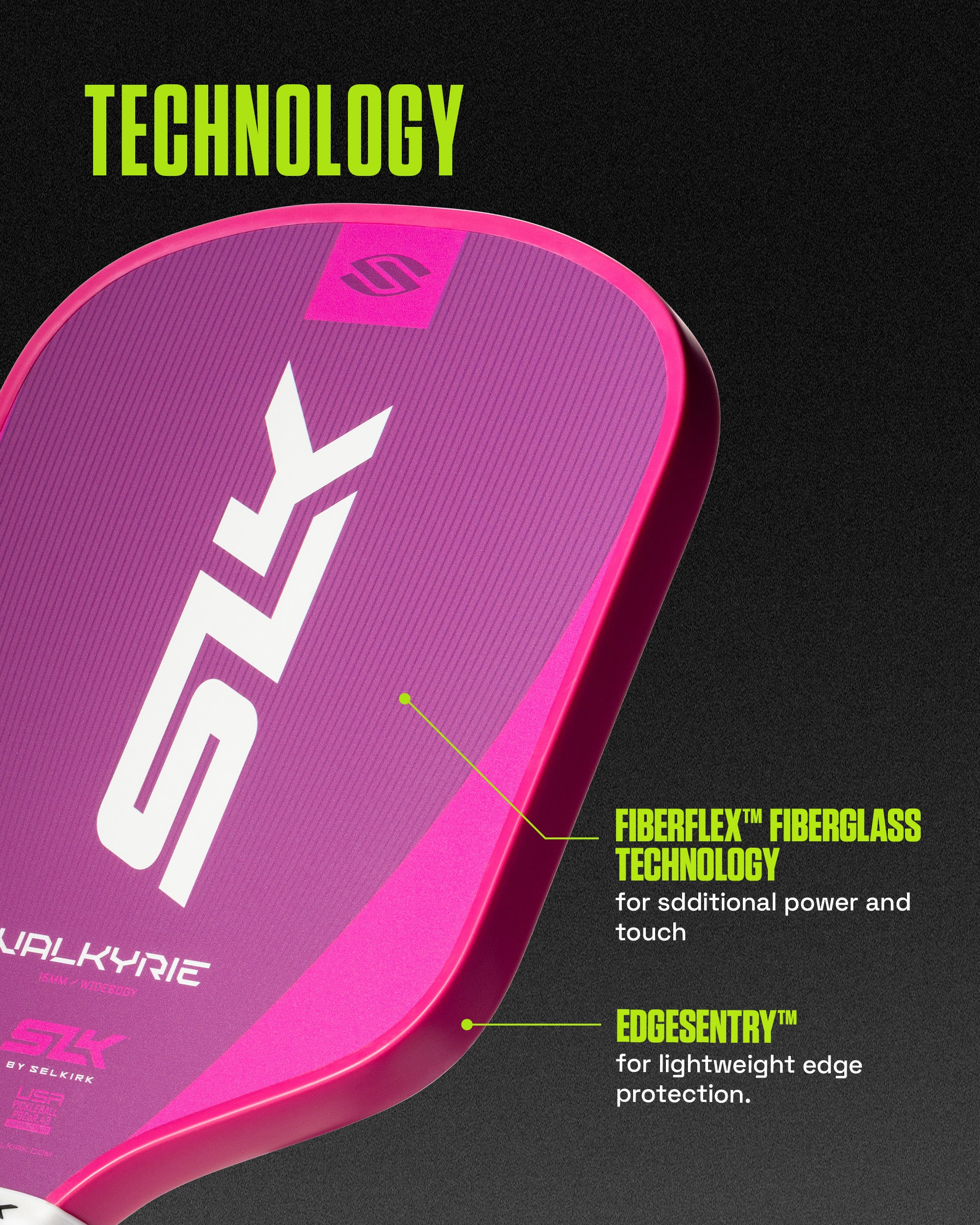 Selkirk SLK Valkyrie Pickleball Paddle (Widebody)