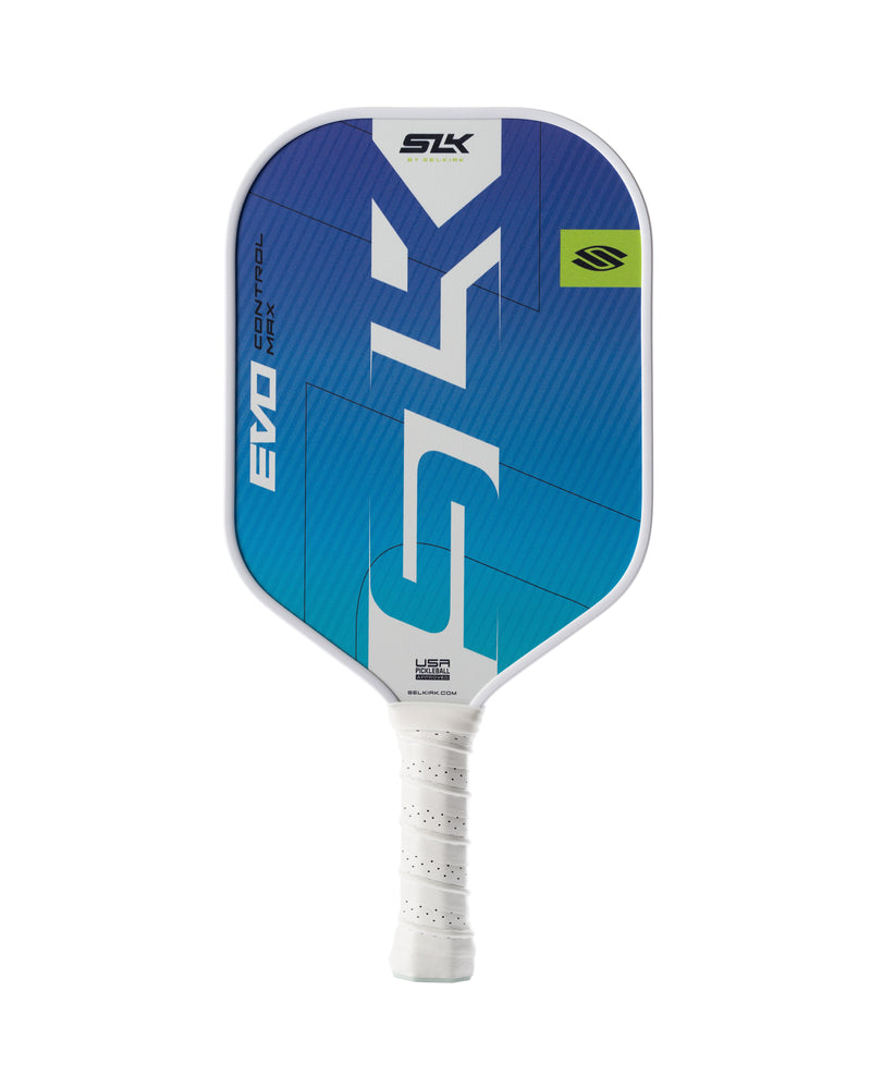 Load image into Gallery viewer, Selkirk SLK Evo Control Max Pickleball Paddle white bg
