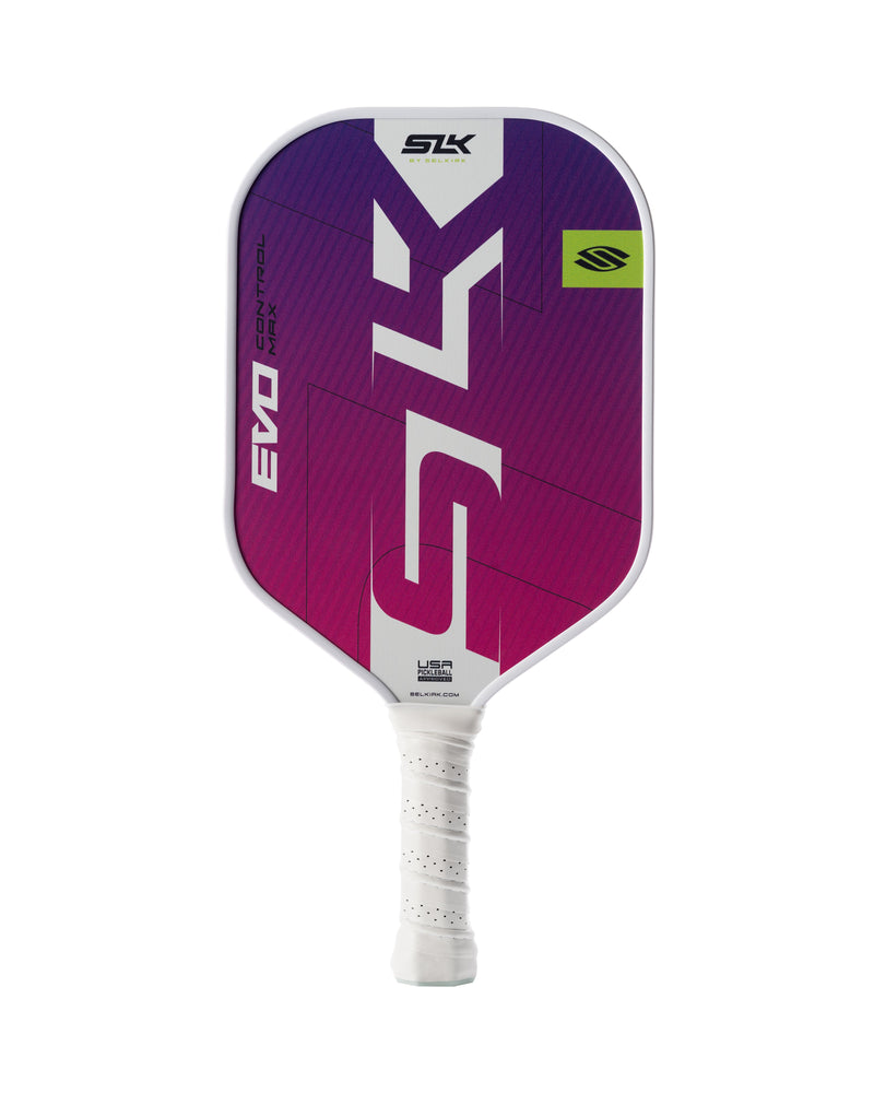 Load image into Gallery viewer, Selkirk SLK Evo Control Max Pickleball Paddle pink with white bg
