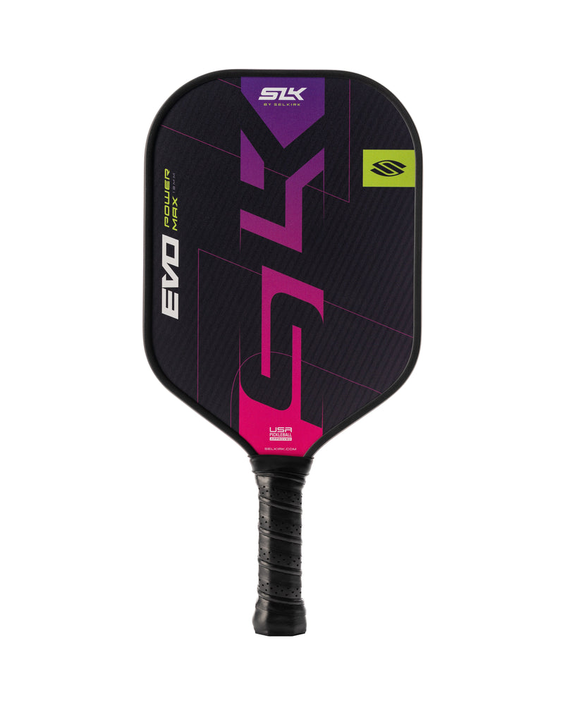 Load image into Gallery viewer, Selkirk SLK Evo Power Max Pickleball Paddle pink front img
