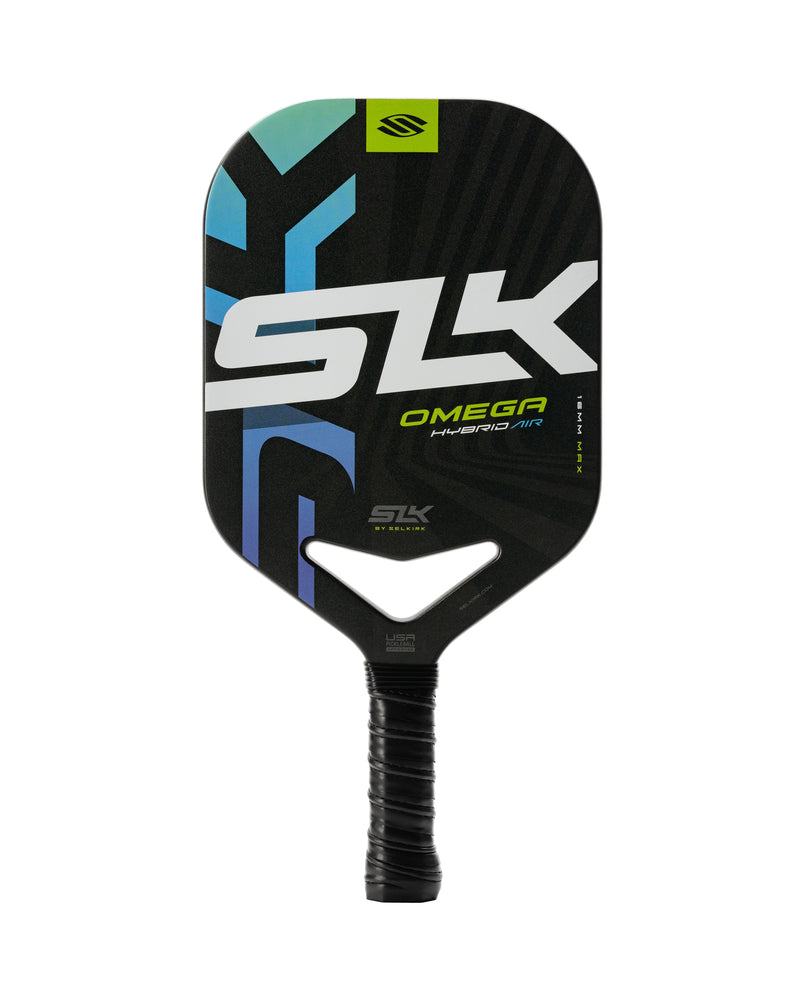 Load image into Gallery viewer, Selkirk SLK Omega Hybrid Air Max Pickleball Paddle white background
