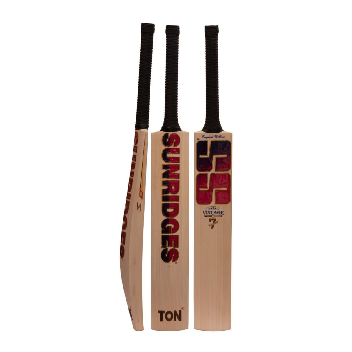 SS Vintage finisher 7 English Willow Cricket Bat In Two Phase