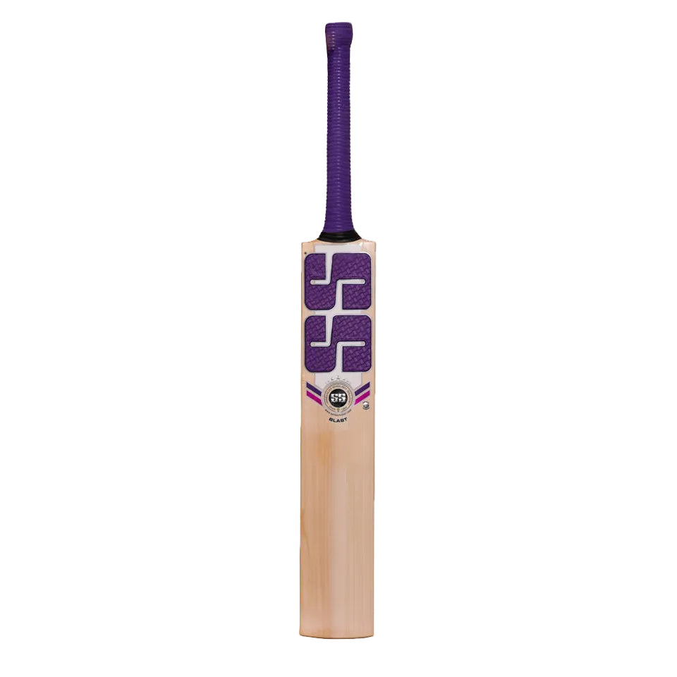 SS Blast English Willow Cricket Bat Front Bat , White Background