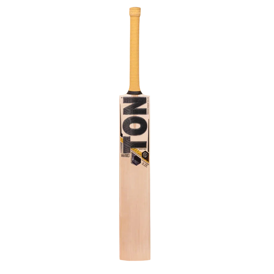 SS Ton Silver Edition English Willow Cricket Bat Front View Bat White Background