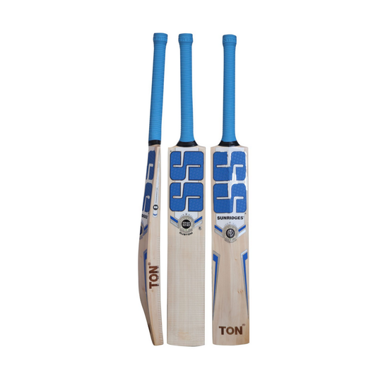 SS Custom English Willow Cricket  Bat In Sky Blue Color